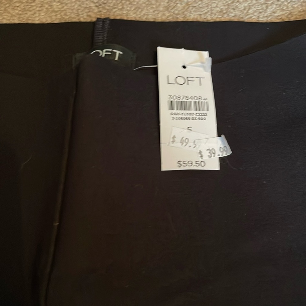 Loft black leggings size small! Never worn and tag still on